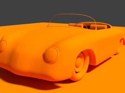 Porsche 356 3D model shop