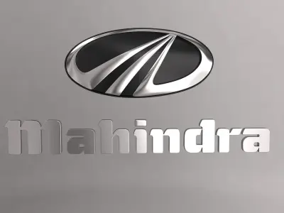 Mahindra car logo keychain 3d model  3D model
