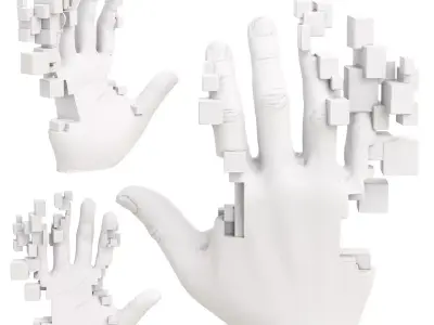 Figurine Hand Handi 3D model