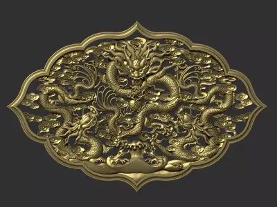 dragon pendant 3D print model