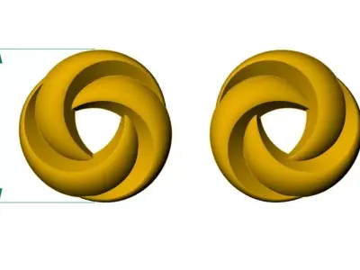 Eternal Swirl Tops 3D print model