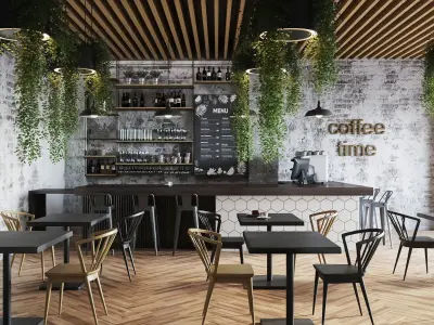 Restaurant 05 3D model