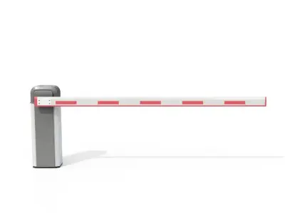 Barier Low-poly 3D model