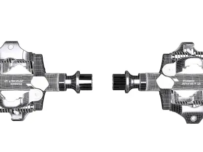 Shimano XTR PD-M9000 pedals 3D model