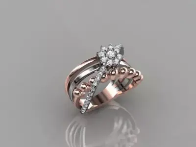Women Ring 20 3D print model