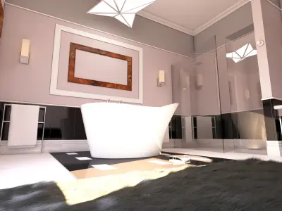 Bathroom 54 3D model
