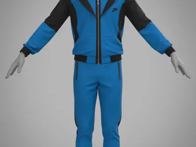 5 Mens SportWear 3D model