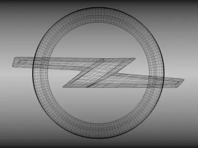Opel logo 3D model