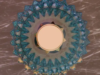 Valentino perfime light blue 3D model product for Advertising 3D model