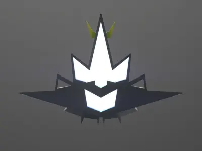 3DP Spaceships Collection - The Isa Low-poly 3D model