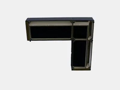 LANDSKRONA Corner sofa 5-seat 1 Low-poly 3D model