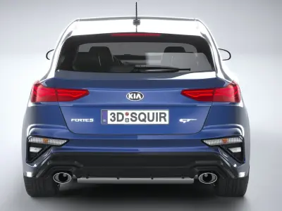 Kia Forte GT Hatchback 2021 3D model