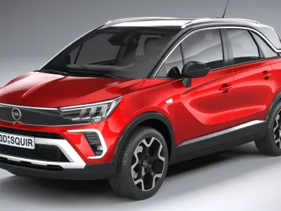 Opel Crossland 2021 3D model
