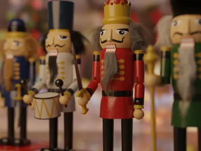 Nutcracker collection Low-poly 3D model