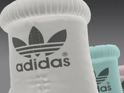 adidas socks 3D model