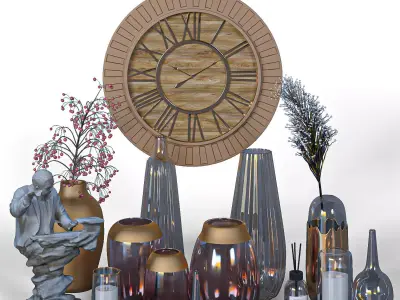decorative set 57 3D model buy