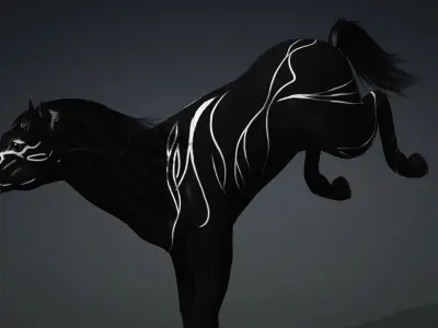 Horse-B4 3D model