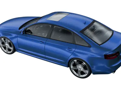 Audi - 2009 - RS6 c6 3D model
