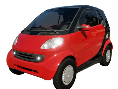 Smart Fortwo 1  Smart City Coupe 3D model