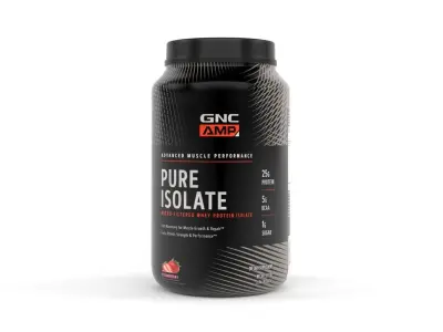 Protein Supplement Bottle 3D model