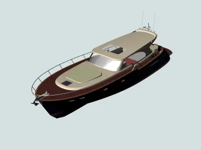 Motor Yacht 18mt 3D model