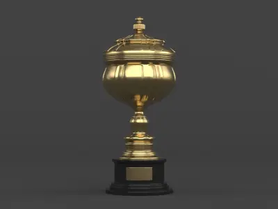Cups Trophy 3D model 4