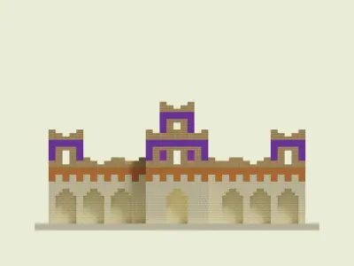 Babel Walls 3D model