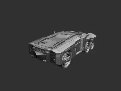 Car of the future-007 3D print model