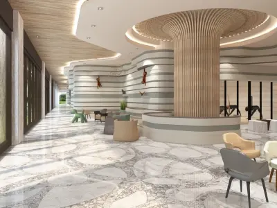 3D Luxury Hotel Interior Scenes-Lohas space model 3D model