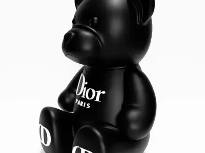 Dior Bear toy 3D print model