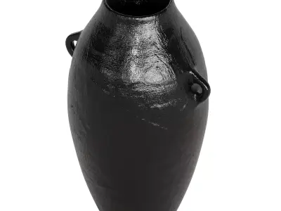 Artisan Handcrafted Terracotta Vase 3D model