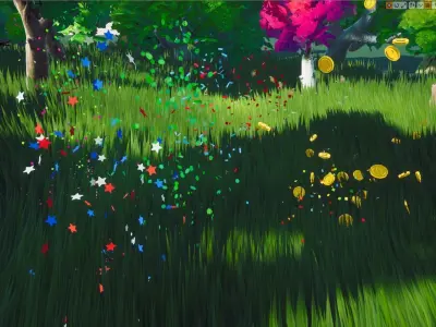 Confetti FX Pack - Unreal Engine 4  Low-poly 3D model