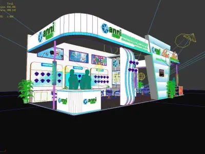 Exhibition - Area - 15X6-3DMAX2010-02 3D model