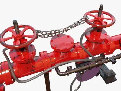 Pipe System 3D model