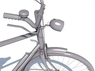 3D Street Bicycle 3D model