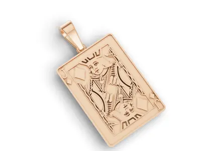 Card Jack one inch 3D print model