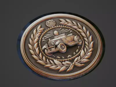 Car Medallion 3D print model