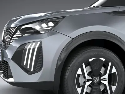 Peugeot E-2008 2024 3D model