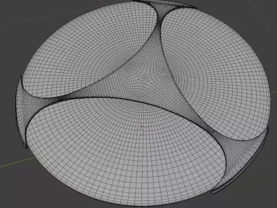 Coffee-table Low-poly 3D model