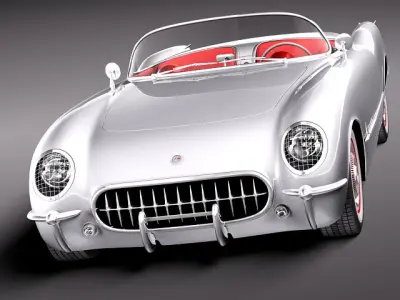 Chevrolet Corvette 1953 3D model