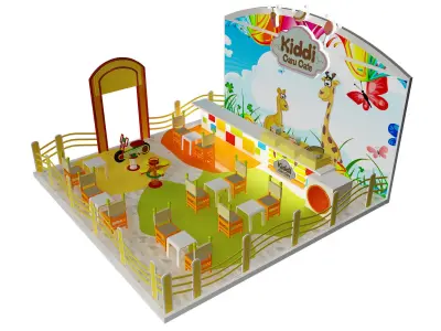 Booth Exhibition Stand a395d  3D model