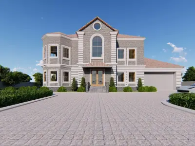 European House 3D model