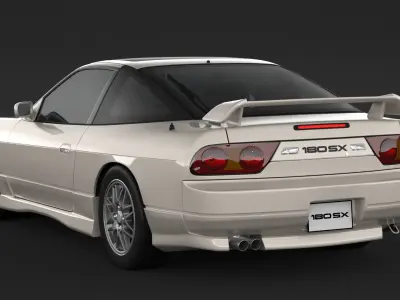 Nissan 180SX Sileighty 3D model