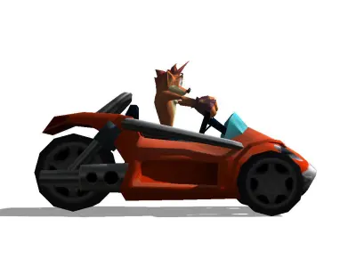 Crash Bandicoot - Trikee Crash Tag Team Racing 3D print model