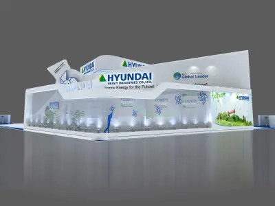 Exhibition - Area - 20X24-3DMAX2009-010 3D model