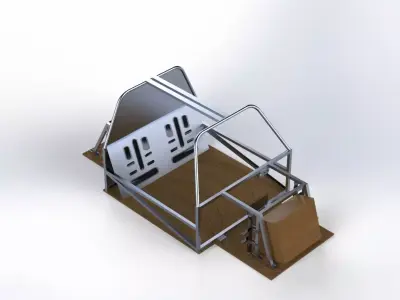 Shell Eco-Marathon Chassis 3D model