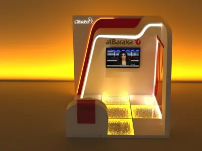 Exhibition Fair Stand 3x3 3D model