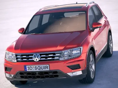 Volkswagen Tiguan USA 2018 3D model