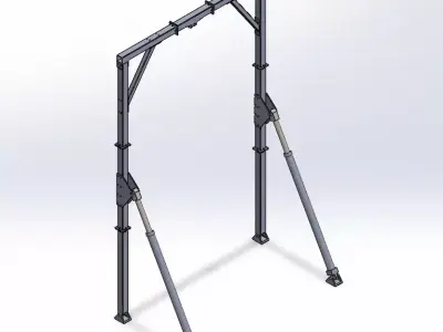 Marine Crane 3D model