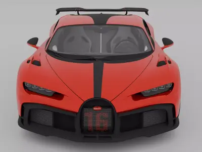 Bugatti Chiron R 3D model